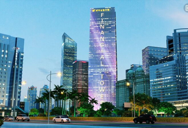 臺式雙屏訪客機TSV-5SC進駐廣州地標--越秀金融大廈